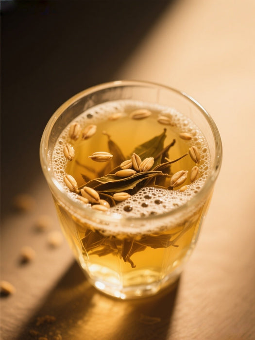 Barley malt tea