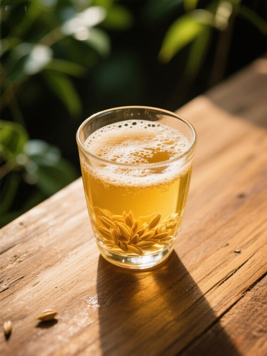 Barley malt tea