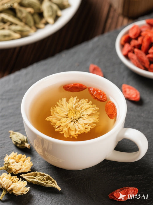 Chrysanthemum, Mulberry Seed and Goji Berry Tea
